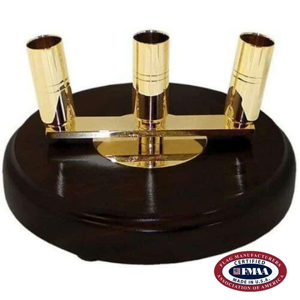 RGW Round board 3Leg stand SWJ 3.8L用 Three Hole Floor Stand - Flags.com