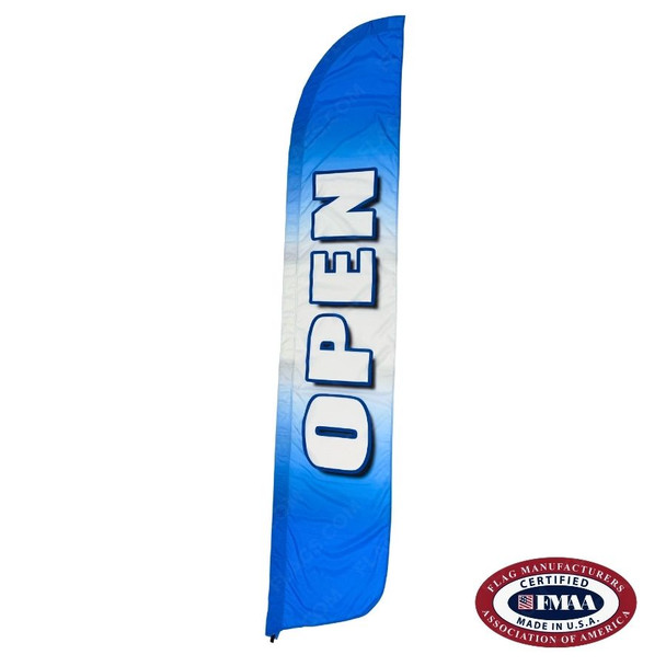 Open Blade Flag. FMAA Made in America Seal.