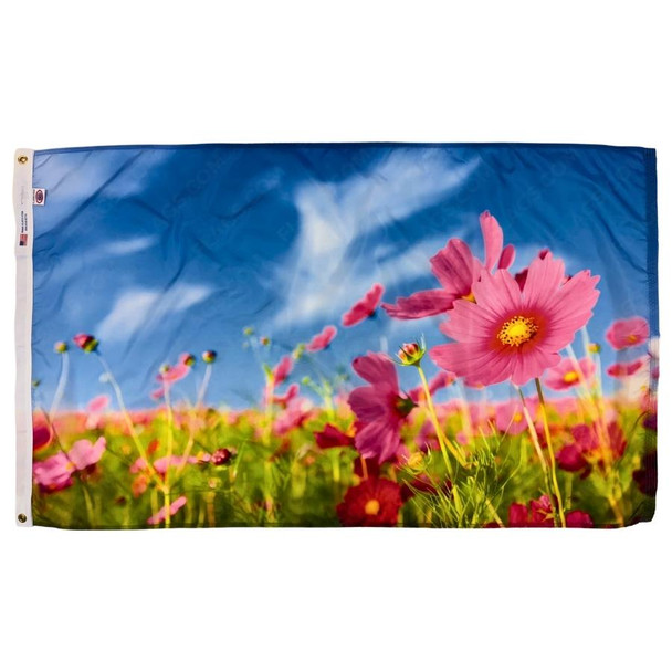 Spring Flowers Flag