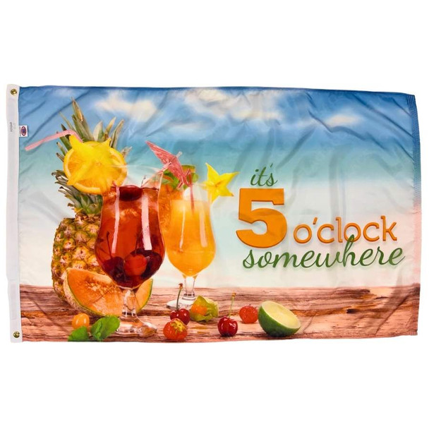 Its 5 OClock Somewhere Flag