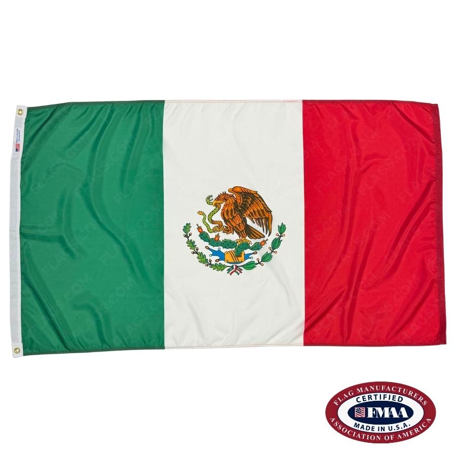 mexico drawing flag