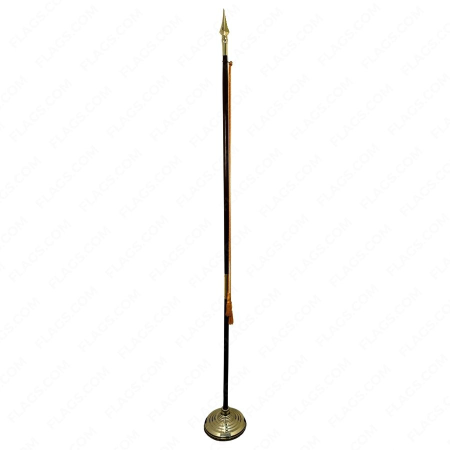 Indoor Display Pole w/ Fancy Spear