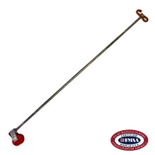 A steel non-tangle rod is shown with attachments at either end. FMAA certification seal.