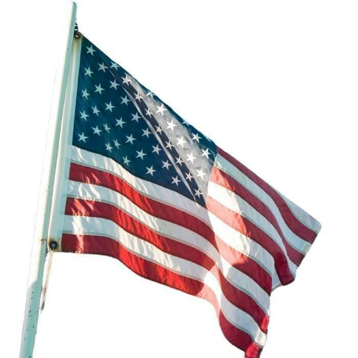American Boat Flag (Fully Sewn & Lock Stitched)