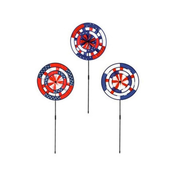 Patriotic Pinwheel Spinners (Set of 3)