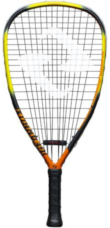 Gearbox AXS 165Q Orange/Yellow Racquet (*Free T-Shirt)