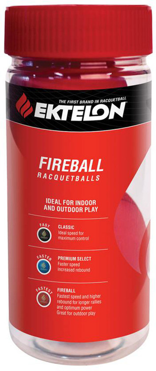 Ektelon Fireball Racquetballs 3 Ball Can - Racquetball Dallas