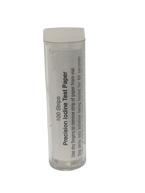 BTF® Iodophor Test Paper Vial