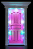Fairy Door Dark Pink w/Lights