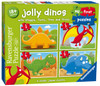 Ravensburger - Jolly Dinos First Puzzle 2 3 4 5 pce