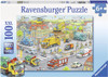 Ravensburger - Vehicles in the City Puzzle 100 Piece