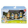 Bluey Figure 4 Pack - Bluey & Family