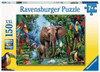Ravensburger - Elephants at the Oasis Puzzle 150 Piece