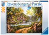 Ravensburger - Cottage by the River Puzzle 500 Piece