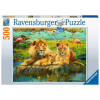 Ravensburger - Lions in the Savannah Puzzle 500 Piece