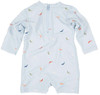 Toshi Onesie Long Sleeve Sharks - Size 00