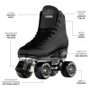 Retro Roller Skates Black (Eu41) Mens 8/ Ladies 9