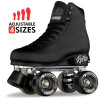 Retro Roller Skates Black (Eu41) Mens 8/ Ladies 9