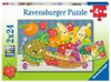 Ravensburger - Fruit & Vegie Fun 2x24 Piece Puzzles