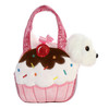 Fancy Pal - White Dog in Cup Cake Bag