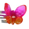 Rainbow Butterfly Charm Hairclip