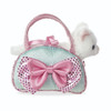 Fancy Pal - Cat In Pink Bow/Blue Bag
