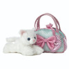 Fancy Pal - Cat In Pink Bow/Blue Bag