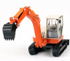 1:50 Scale Diecast Orange Crawler Excavator