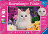 Ravensburger - Glitter Cat Puzzle 100 Piece