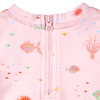 Toshi Swim Baby Onesie Long Sleeve Classic Coral - Size 1
