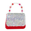 Christmas Reversible Sequin Festive Hard Handbag