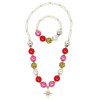 Christmas Necklace and Bracelet Set with Sparkley Star Charm