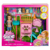 Barbie And Stacie To The Rescue - Puppy Playground Playset