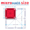 Magna Tiles - MicroMAGS Travel Set 26 Piece Set