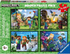 Ravensburger - Minecraft Bumper Pack 4 x 100 Piece Puzzles