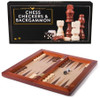 Classic Games Deluxe Backgammon Chess And Checkers