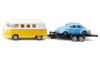 Siku VW T1 with Trailer and Beetle