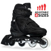 Size Adjustable Inline Skates - BLADE Black Small J11-1