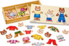 Melissa & Doug Wooden Bear Family Dress Up 