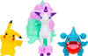 Pokemon Battle Figure Set - Pikachu Ponyta and Gible