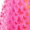 Butterfly Hot Pink and Gold Multilayered Dress - Size 3-4