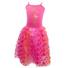 Butterfly Hot Pink & Gold Multi- Layered Dress Size 5-6