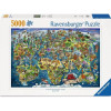 Ravensburger - Illustrated World Map Puzzle 5000 Piece