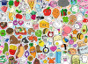 Ravensburger WJPC25: Cute Kawaii Chaos Puzzle 500 Piece