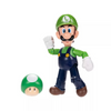 Super Mario 4 Inch Figure Wave 47 - Luigi with 1-Up Mushroom