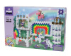 Plus Plus Puzzle By Number - Pastel Rainbow Castle 760 Pce