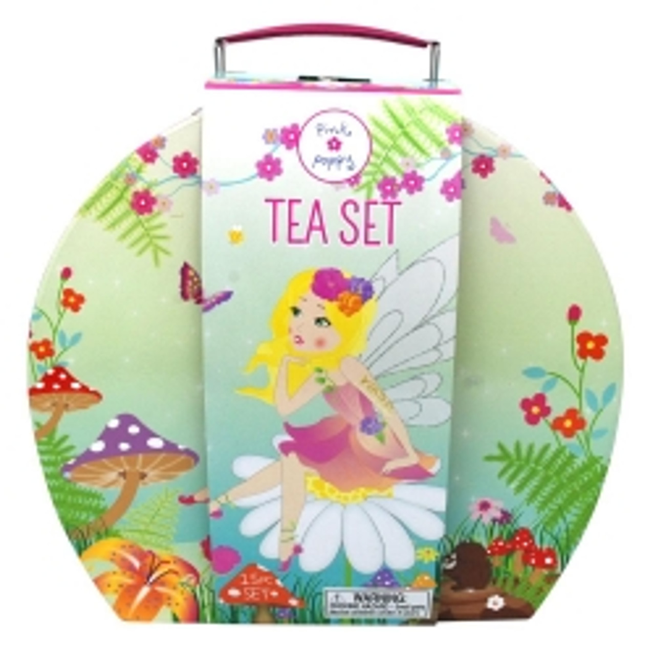 fairy tin tea set