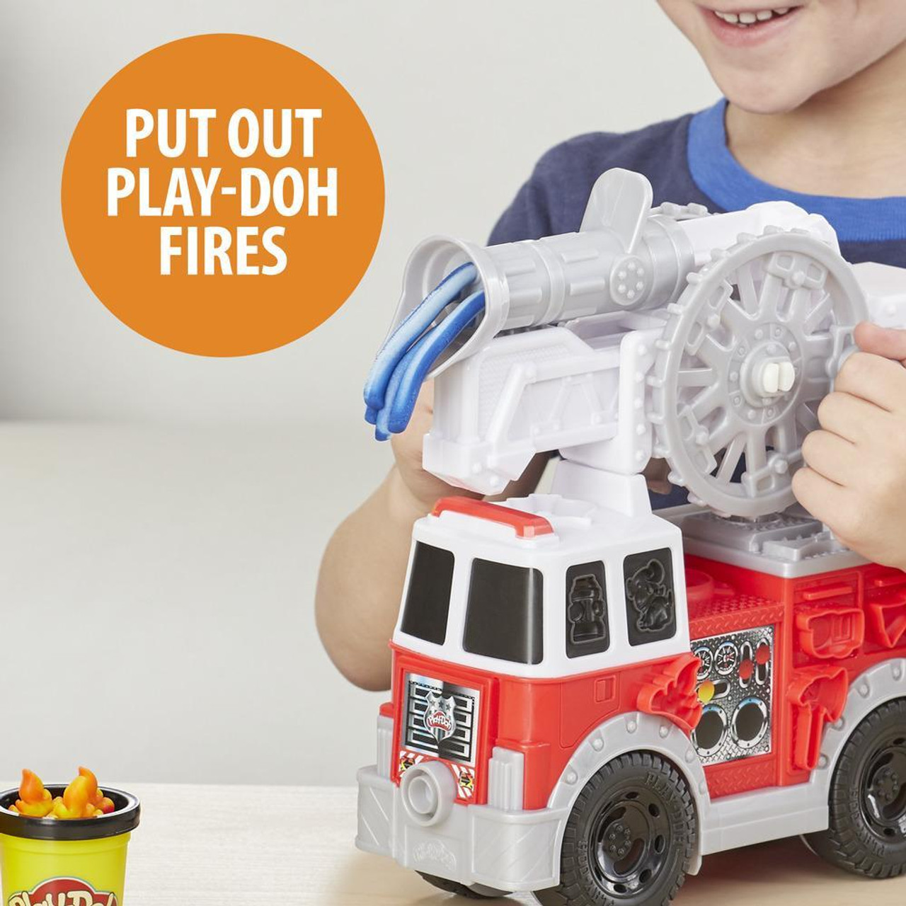 play doh fire truck
