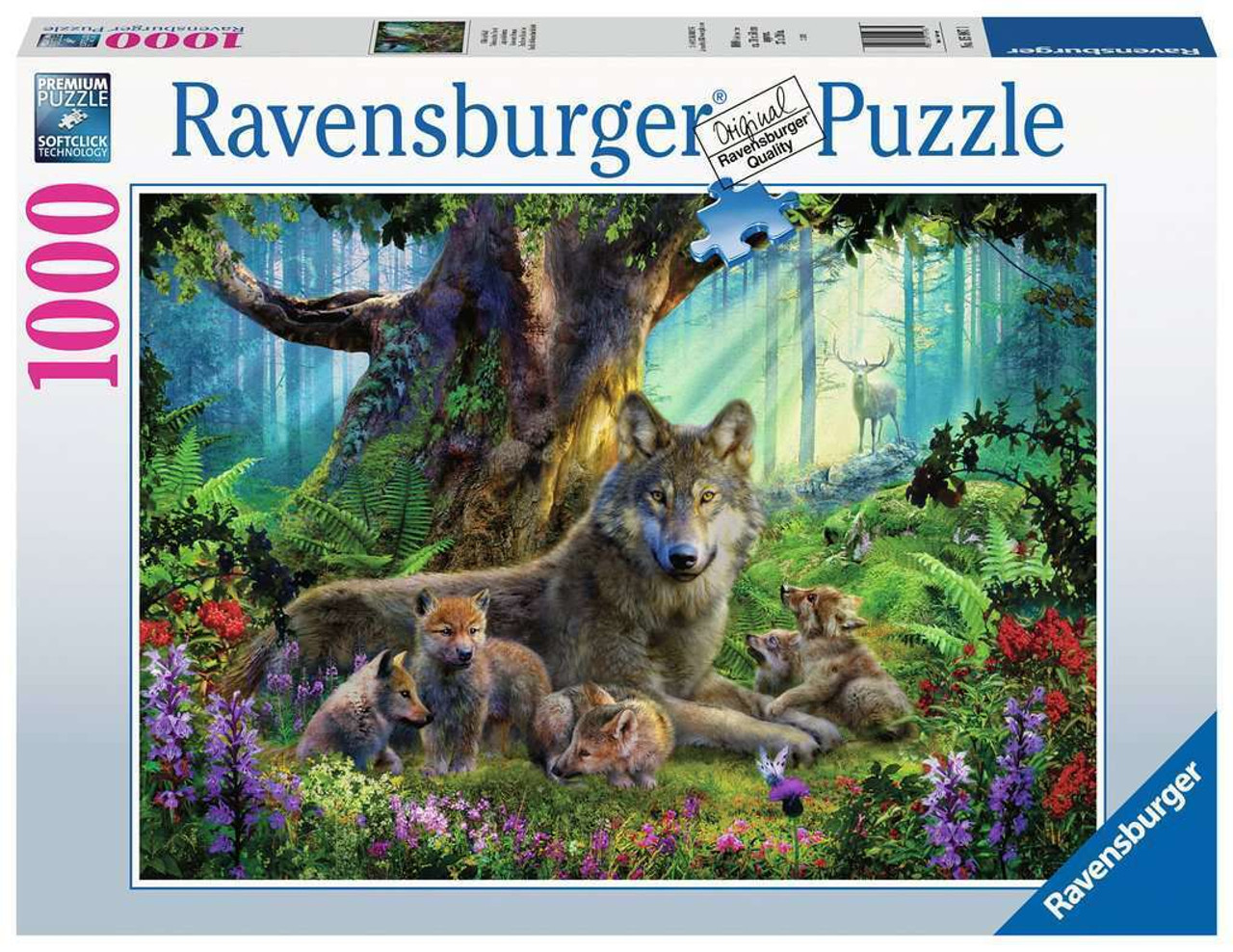 Ravensburger Puzzle - 1500 Pieces - Wolves In Spring