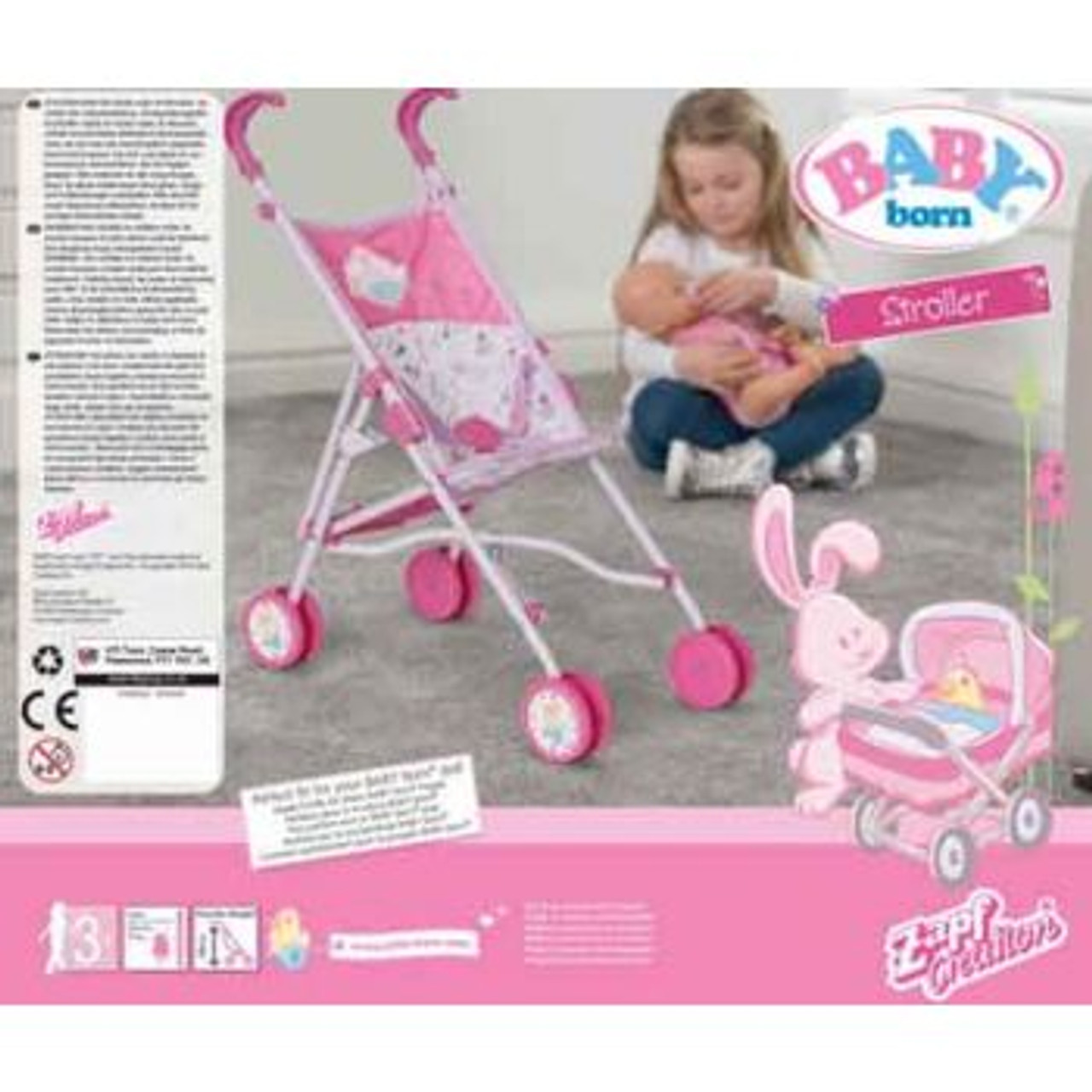 baby born doll stroller